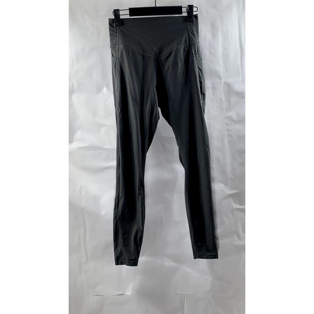 Unbranded Women's Gray Solid Side-Pocket High-Ris… - image 1